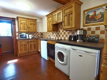 Fully equipped kitchen in country style