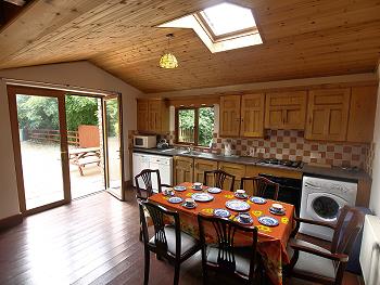 Fully equipped kitchen in country style
